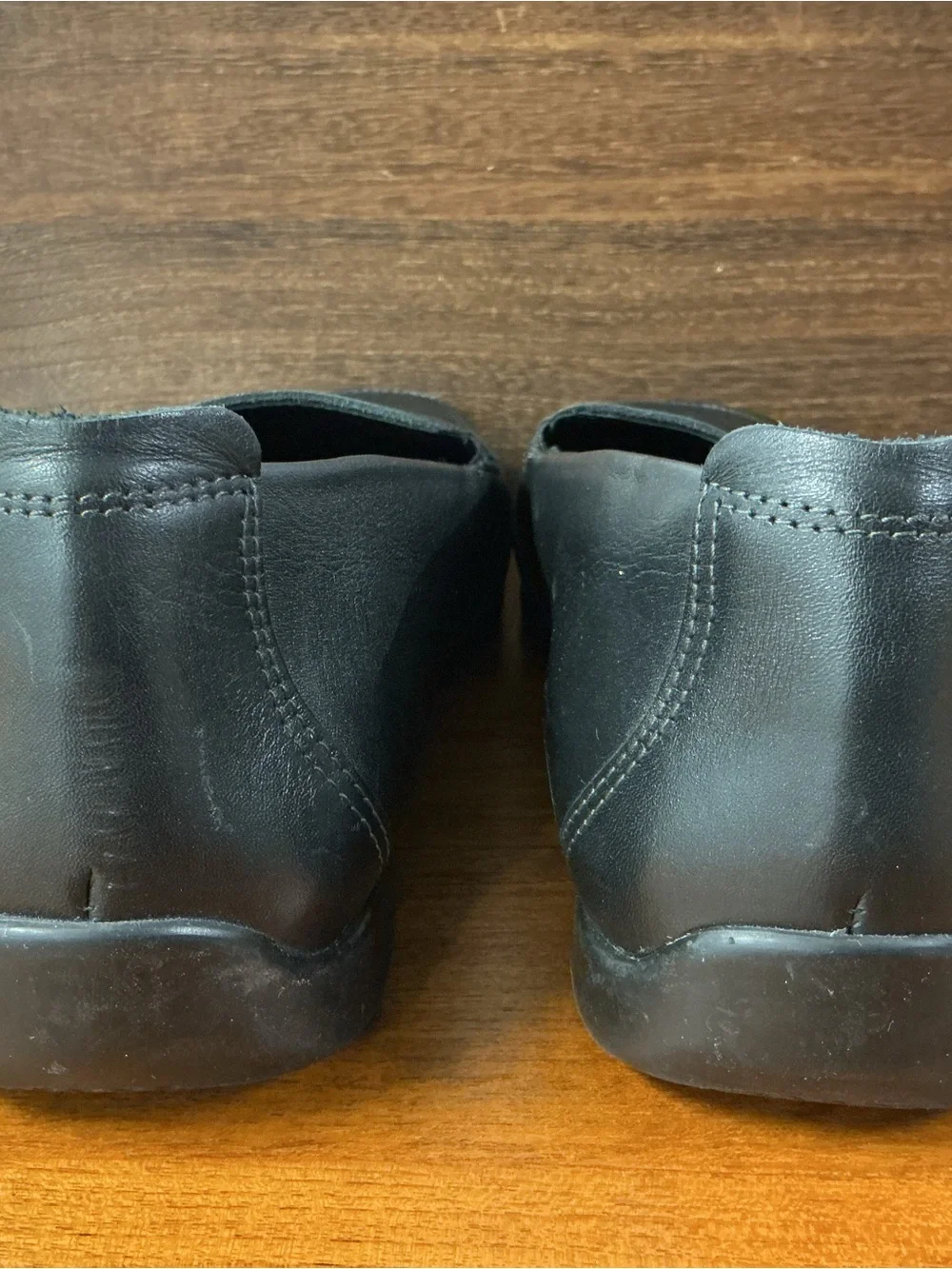 Mephisto Men Edlef Black Leather Casual Dress Slip On Loafer Size 10.5